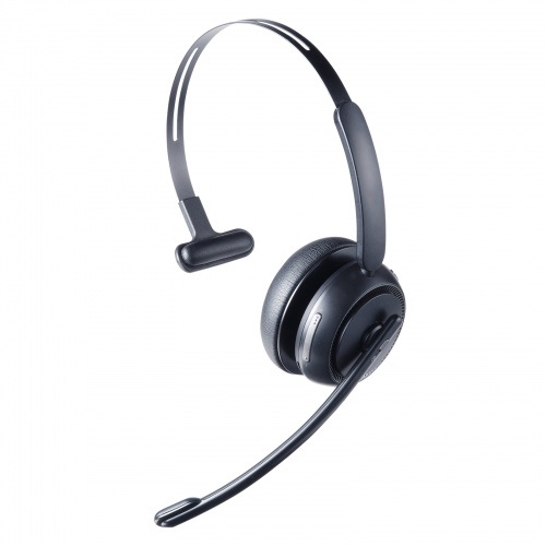 MM-BTMH75BKの片耳ヘッドセット本体。メーカー製品画像。