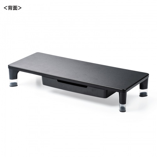 背面が開いた本体のメーカー画像。